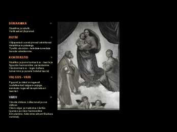 Sixtuse madonna - Pildianalüüs #34