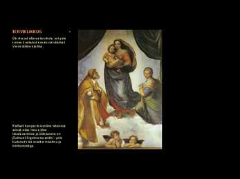 Sixtuse madonna - Pildianalüüs #41