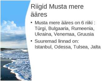 Esitlus Mustast merest #11