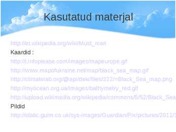 Esitlus Mustast merest #16