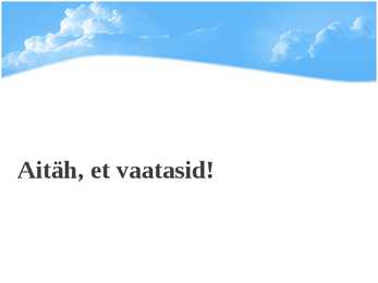 Esitlus Mustast merest #17