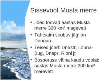 Esitlus Mustast merest #7