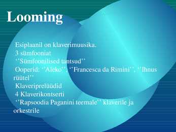 Sergei Rahmaninov powerpoint #5