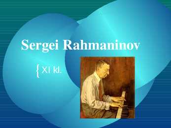 Sergei Rahmaninov powerpoint