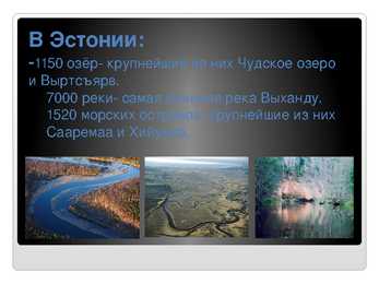 Venekeelne powerpoint Eesti kohta #12