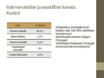 Portugali rahvastik #7