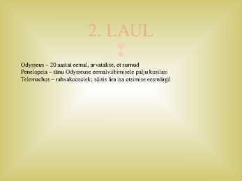 Odüsseia 2-laul #2