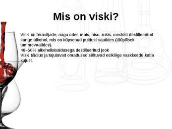 Viski powerpoint esitlus #2