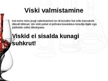 Viski powerpoint esitlus #6