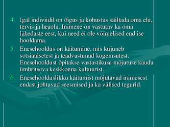D-Orem i enesehoolduseteooria #12