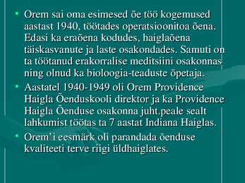 D-Orem i enesehoolduseteooria #3