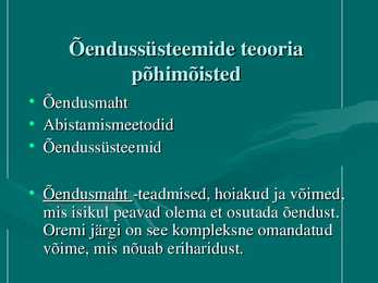 D-Orem i enesehoolduseteooria #21