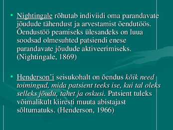 D-Orem i enesehoolduseteooria #6