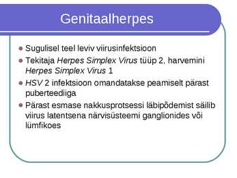 Genitaalherpes #2