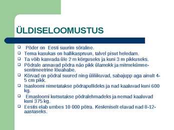 Metsloom Põder #2