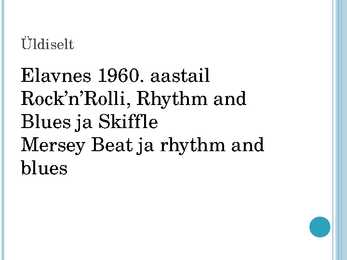 Briti pop- ja rockmuusika 60ndatel #2