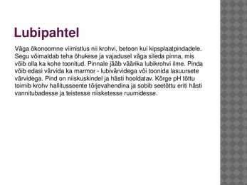 Looduslikud krohvid #6