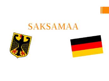 Saksamaa üldine iseloomustus