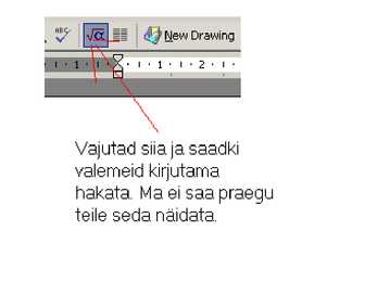 Kuidas kirjutada valemeid wordis - esitlus #7