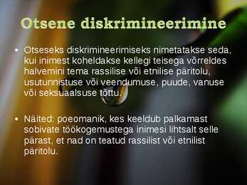 Rassism - perekonnaõpetuse esitlus #5