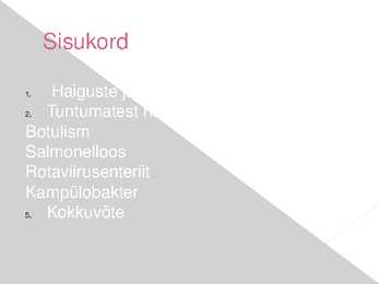 Haigustekitajad #2