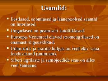 Uurali keelkond #12
