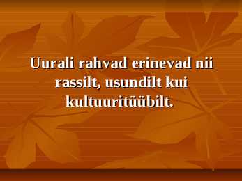Uurali keelkond #10