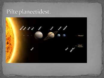 Mis on universum- powerpoint #6