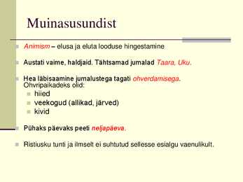 Pronksi- ja rauaaeg ning nendega seonduv #32