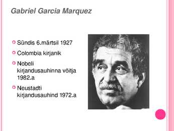 Sada aastat üksildust - Gabriel Garcia Marquez #2