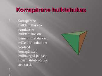 Hulktahukate jagunemine ja liigitus #5