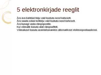 Internetiohud - Viirused-ussviirused ja Troojalased #6