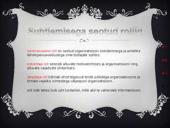 Juhi rollid-PowerPoint #5