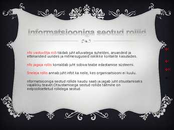 Juhi rollid-PowerPoint #6
