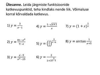Funktisooni pidevus #12