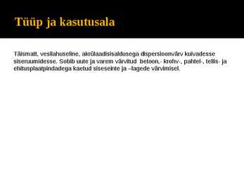 Sisevärvid #2