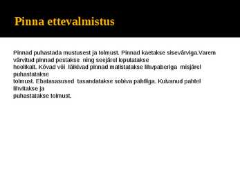 Sisevärvid #3