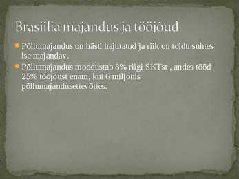 Argentiina ja Brasiilia põllumajandus #13