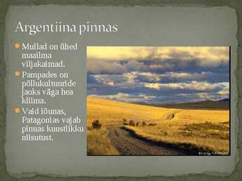 Argentiina ja Brasiilia põllumajandus #3