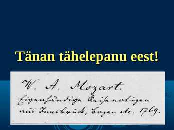 Wolfgang Amadeus Mozart - slideshow eluloost #22