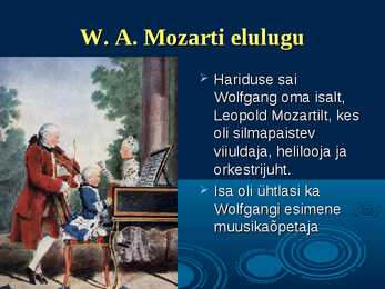 Wolfgang Amadeus Mozart - slideshow eluloost #5