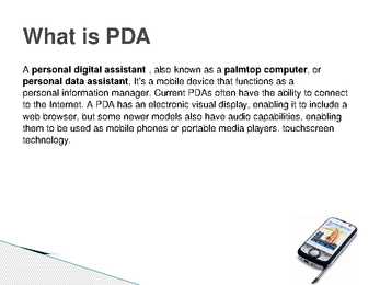 PDA-personal digital assistant #2