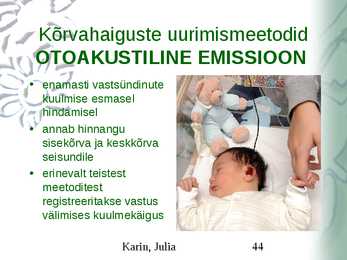 Kõrvahaiguste uurimismeetodid #44