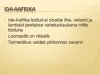Maroko ja Ida-Aafirka powerpoint #11