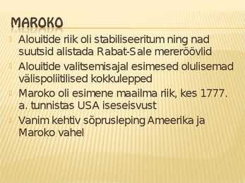 Maroko ja Ida-Aafirka powerpoint #5
