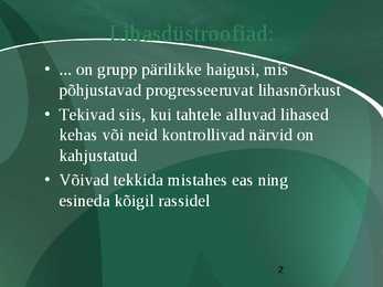 Lihasdüstroofiad #2