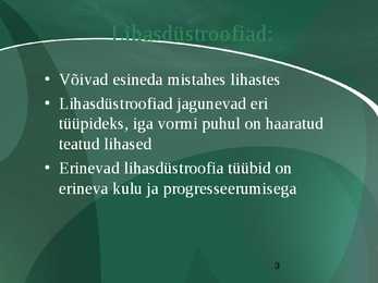 Lihasdüstroofiad #3