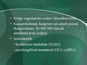 Lihasdüstroofiad #7