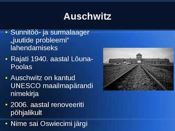 Auschwitzi powerpoint #2