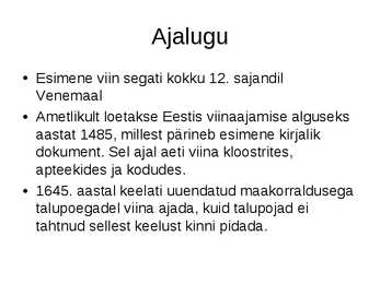 Pp esitlus viinast #3